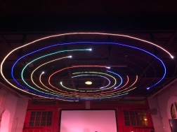 planet orbits animated with LED strips